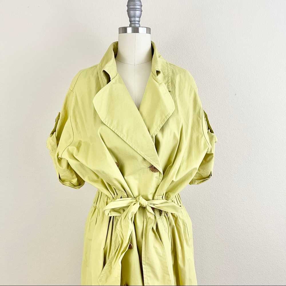 Cabi Safari Short Sleeve Trench Coat Style 390 - Picture 2 of 8